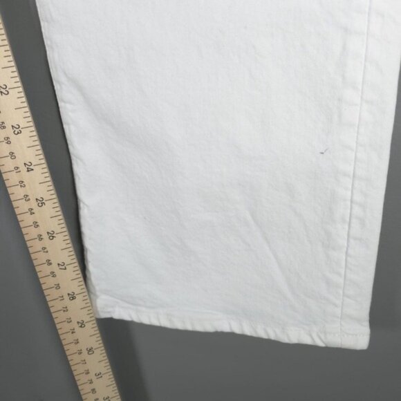 NWT POLO RALPH LAUREN THE VARICK SLIM STRAIGHT Core Replen White Jeans 40X30 - Picture 11 of 15